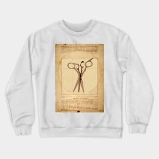 Vitruvian Haircut 1 Crewneck Sweatshirt